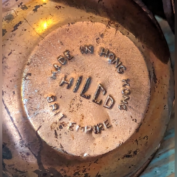 Vintage Hilco Brit Empire Swivel Copper Oil Lamp - Picture 5 of 12